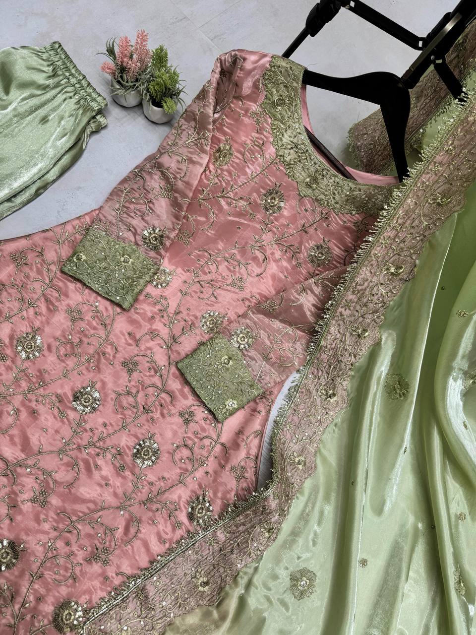 TOP AND PENT WITH DUPATTA