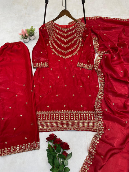 TOP & PENT WITH DUPATTA
