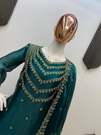 TOP AND PANT WITH DUPATTA