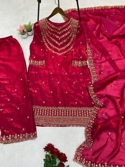 TOP & PENT WITH DUPATTA