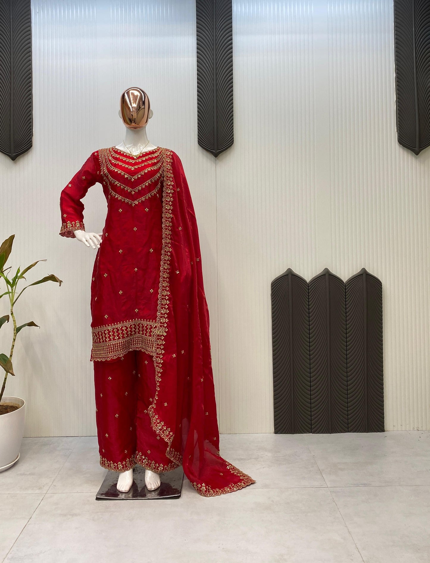 TOP & PENT WITH DUPATTA