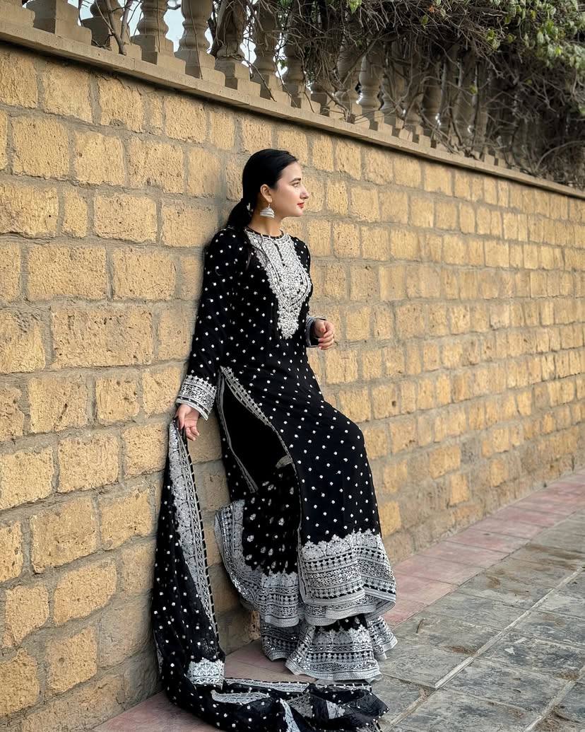 PARTY SHARARA SUIT & DUPATTA SET