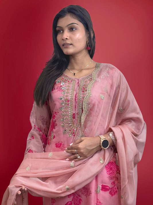 Top-Bottom And Dupatta Set Fully Stitched Ready To Wear