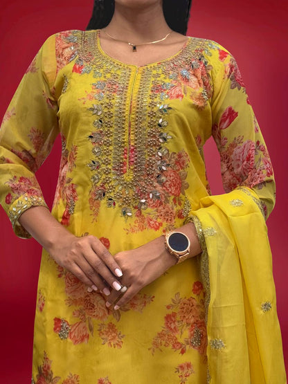 Top-Bottom And Dupatta Set Fully Stitched Ready To Wear