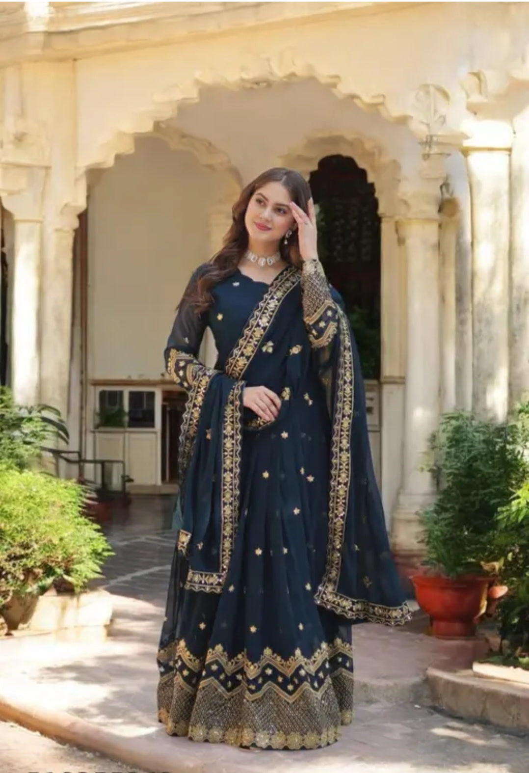 GOWN  DUPATTA SET