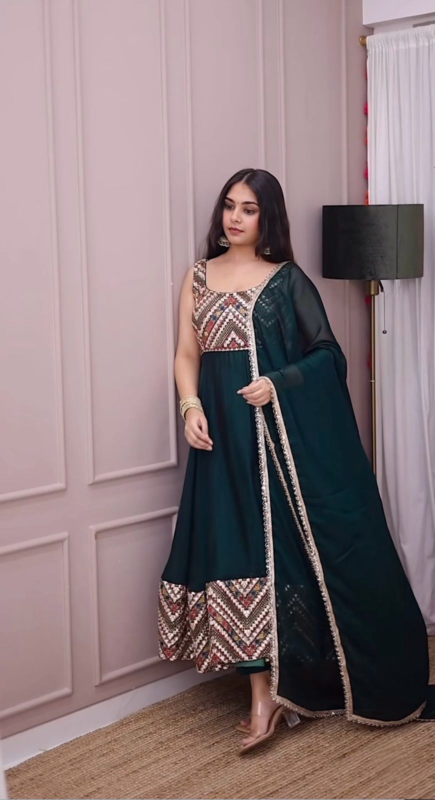GOWN WITH DUPATTA