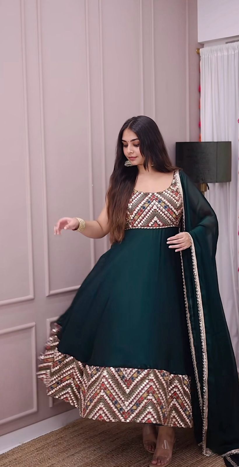 GOWN WITH DUPATTA