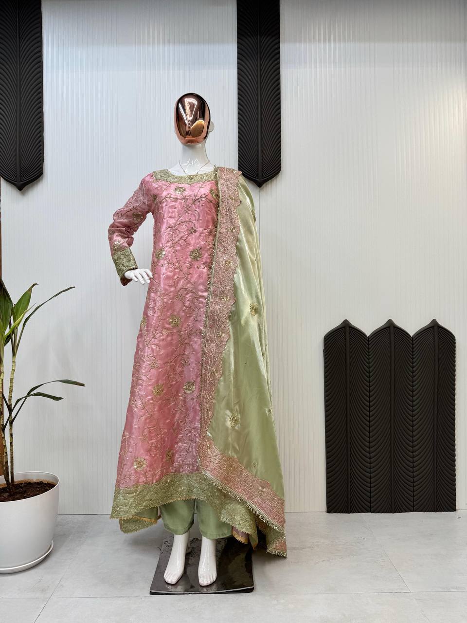 TOP AND PENT WITH DUPATTA