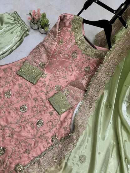 TOP AND PENT WITH DUPATTA