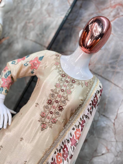 PARTY SHARARA SUIT & DUPATTA SET