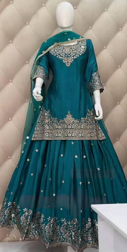 Top Lehenga & Dupatta Set