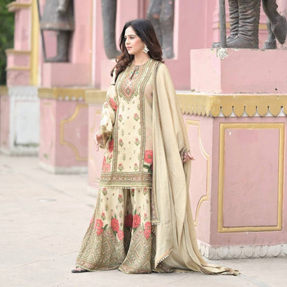 PARTY SHARARA SUIT & DUPATTA SET