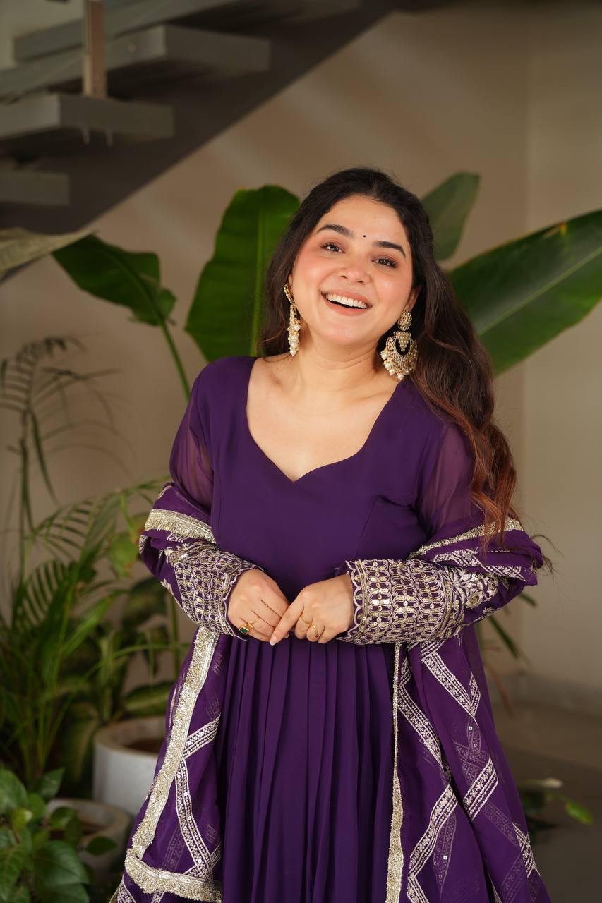 PARTY SHARARA SUIT & DUPATTA SET