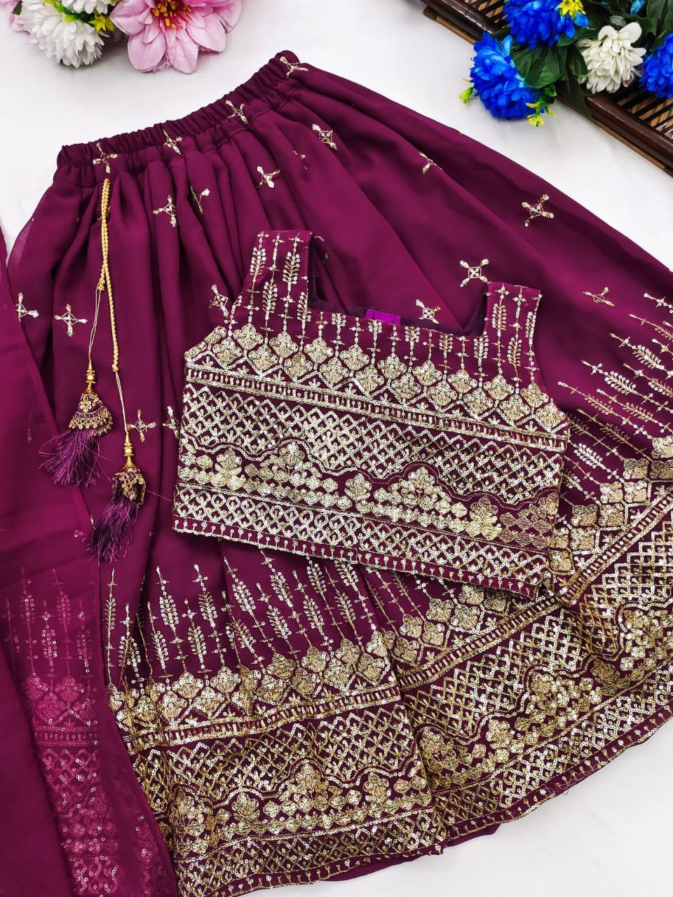 LEHENGAS CHOLI WITH DUPATTA