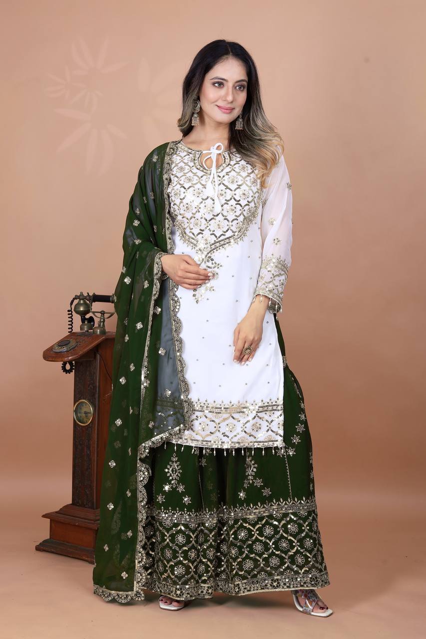 Top Sharara & Dupatta Set