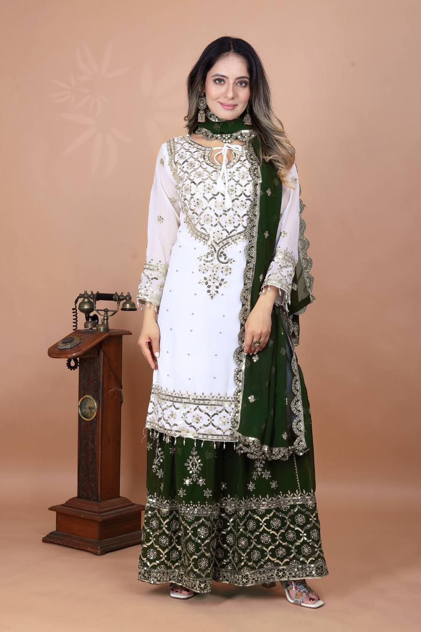 Top Sharara & Dupatta Set