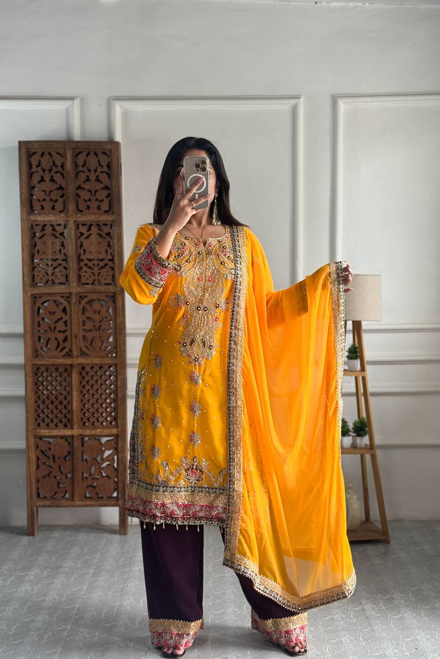 Kurti Pant 3 pcs pair