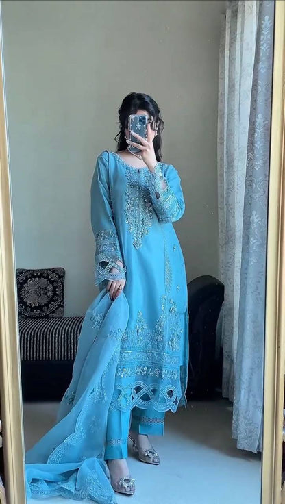 TOP & PENT WITH DUPATTA