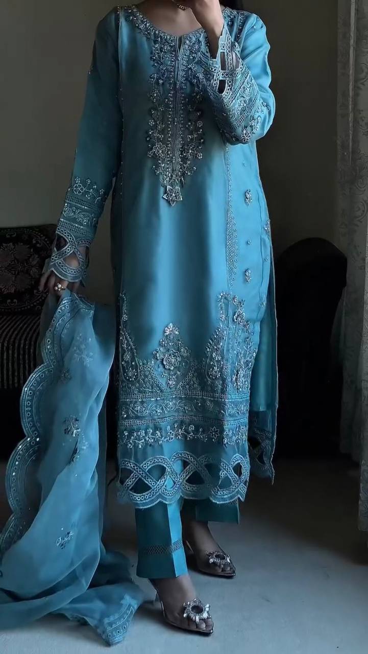 TOP & PENT WITH DUPATTA