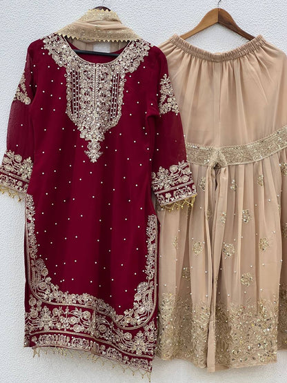 Top-Bottom And Dupatta Set