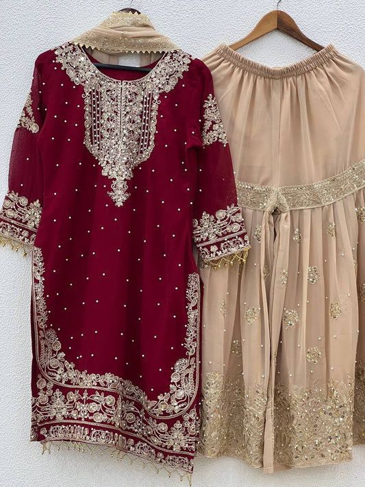 Top-Bottom And Dupatta Set