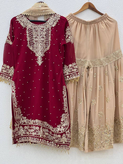 Top-Bottom And Dupatta Set