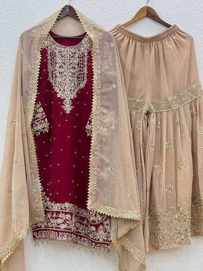 Top-Bottom And Dupatta Set
