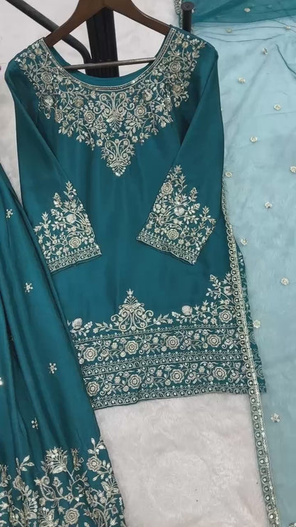 Top Lehenga & Dupatta Set