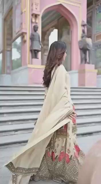 PARTY SHARARA SUIT & DUPATTA SET