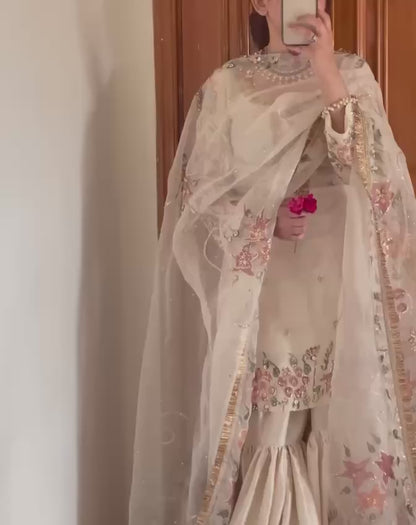 PARTY SHARARA SUIT & DUPATTA SET