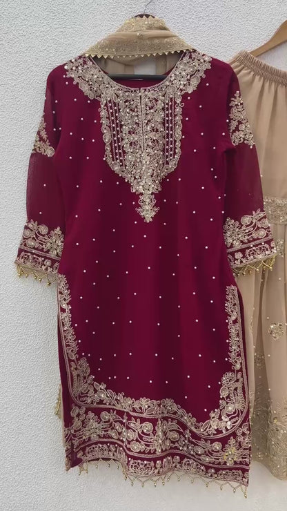 Top-Bottom And Dupatta Set