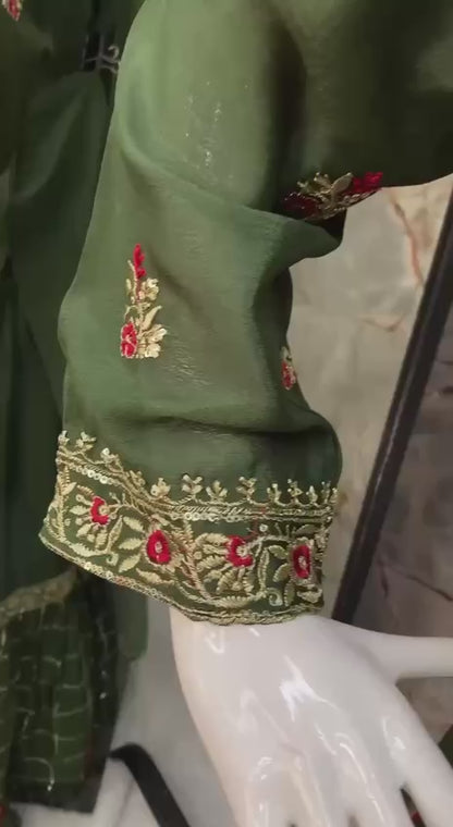 PARTY SHARARA SUIT & DUPATTA SET